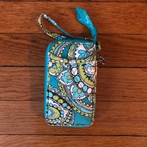 Vera Bradley All in One Wristlet, Peacock, NWOT